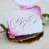 Ink Furie Tempest Wedding Collection: Bride and Groom Name Cards